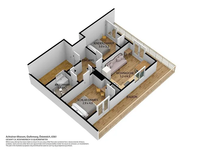 Achrainer-moosen Çiftlik konaklama *